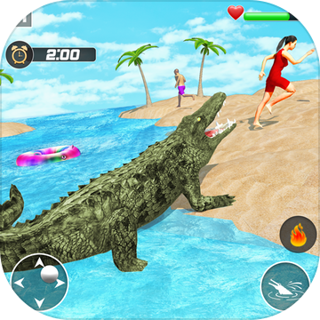 Angry Crocodile Game: New Wild Hunting Games