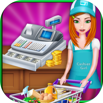 Supermarket Cash Register Girl