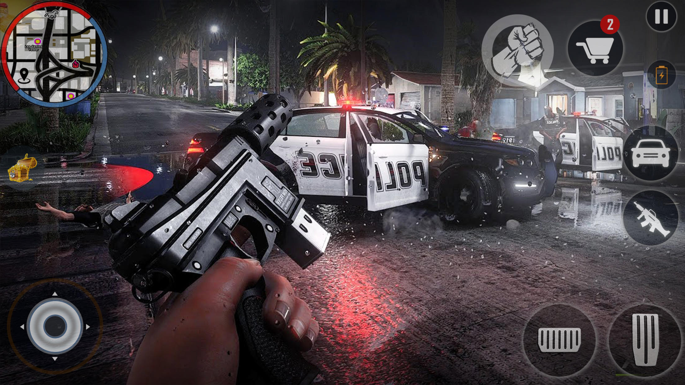 Screenshot 1 of Gangster โจรกรรม Vegas Crime Sim 2.2