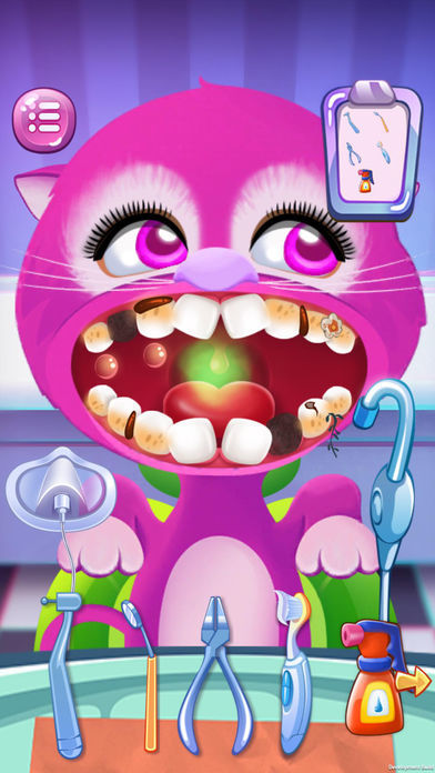 Screenshot 1 of Kitty Cat Dentist 