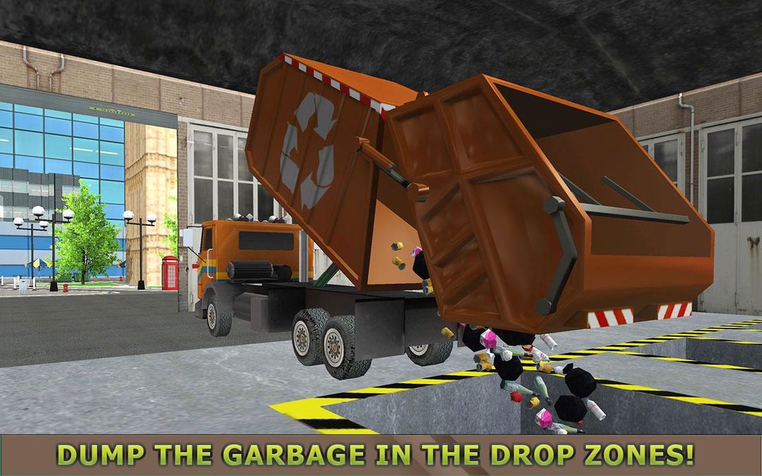 Garbage Truck Simulator PRO 2017 게임 스크린 샷