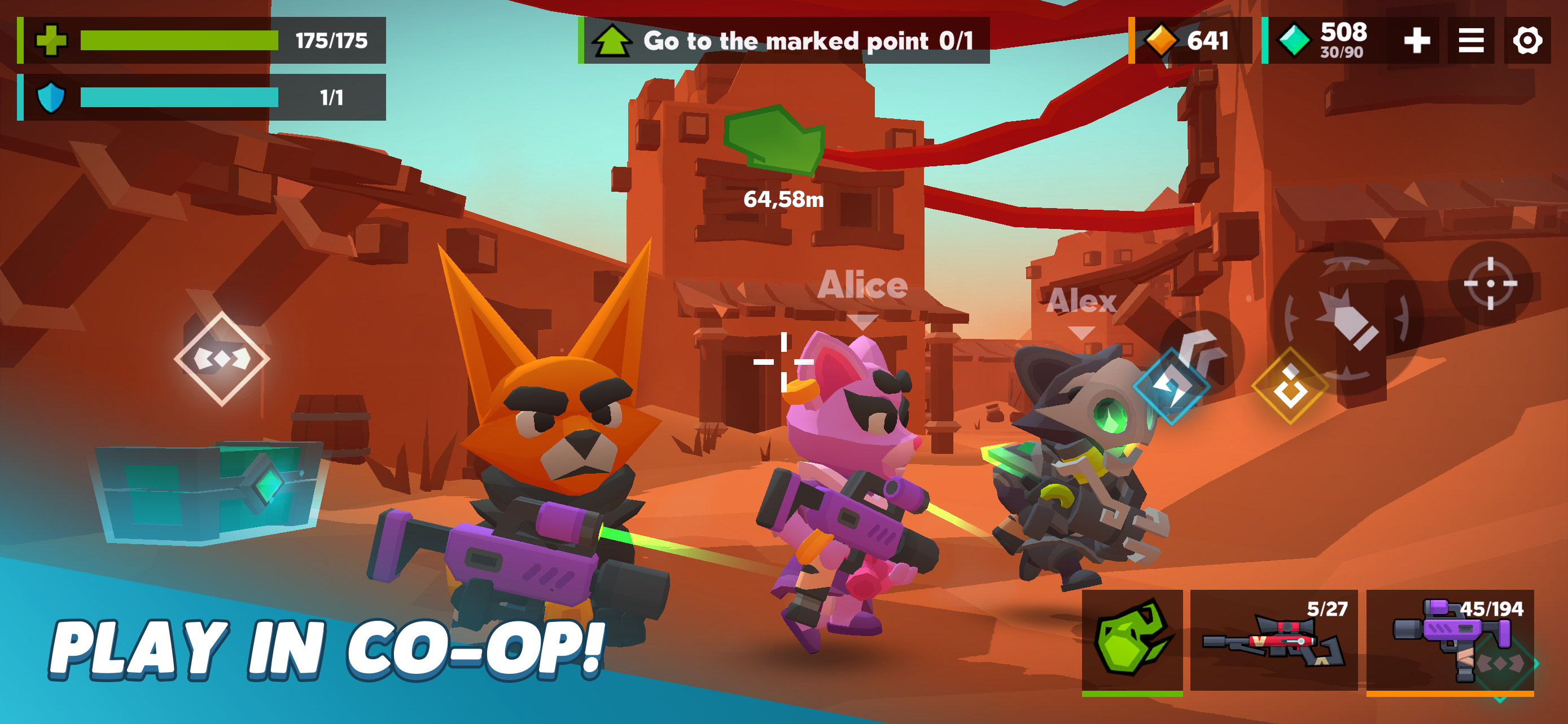 Feral Frontier Co-op Roguelike Game Screenshot