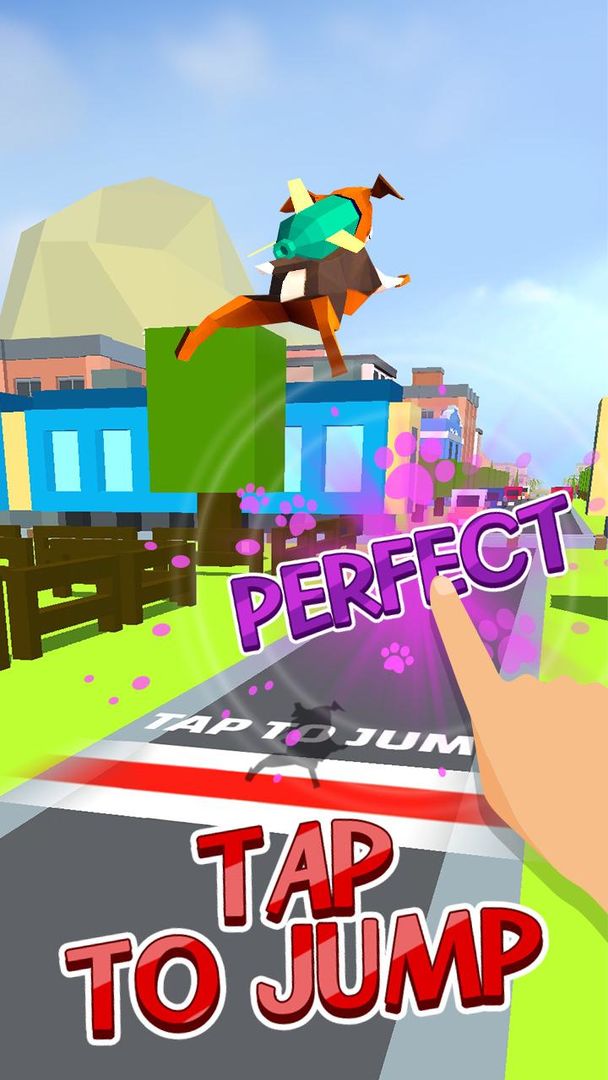 Screenshot of Fetch! - The Jetpack Jump Dog Game