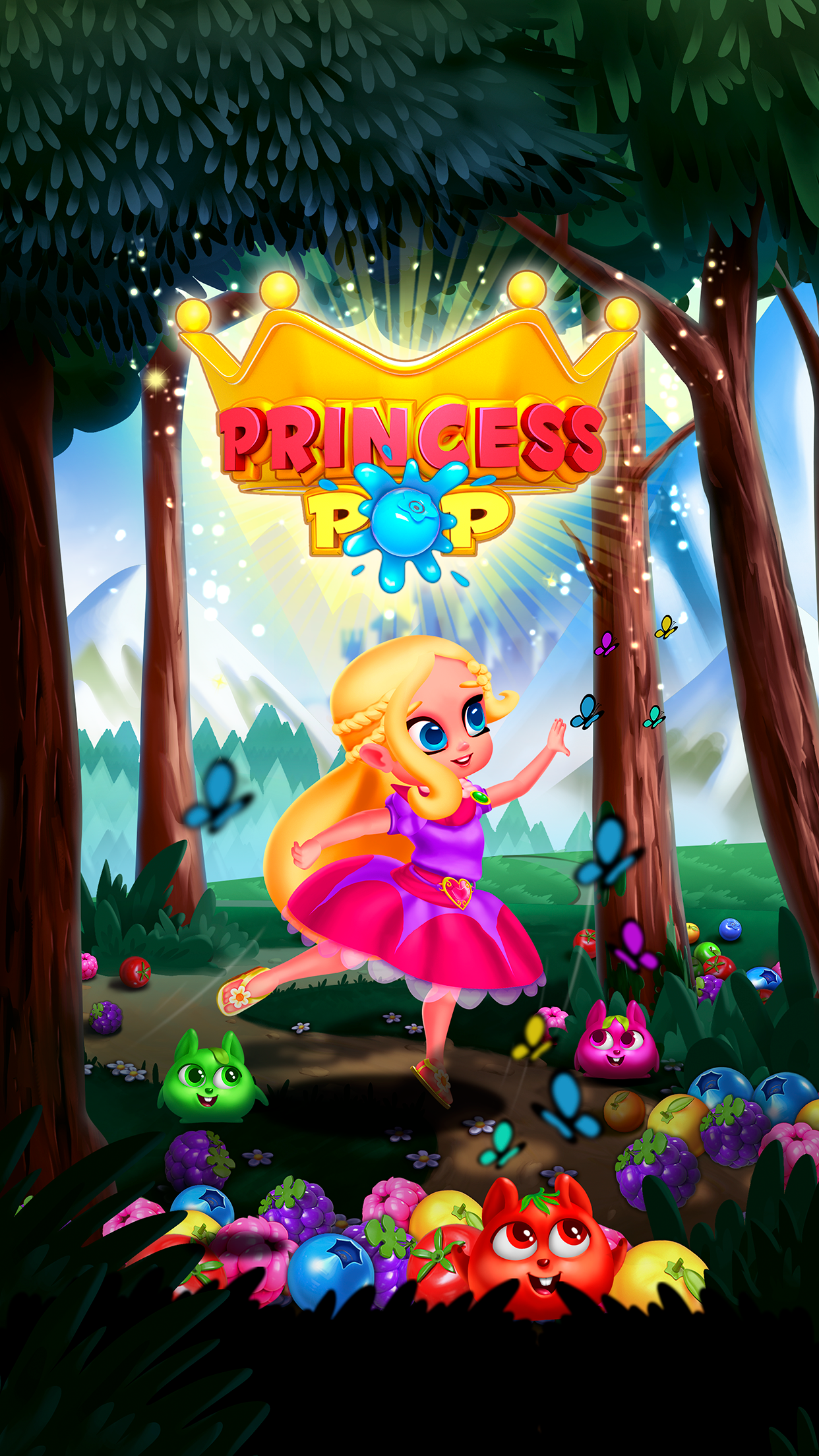 Captura de Tela do Jogo Princesa Pop - Bolha Jogos