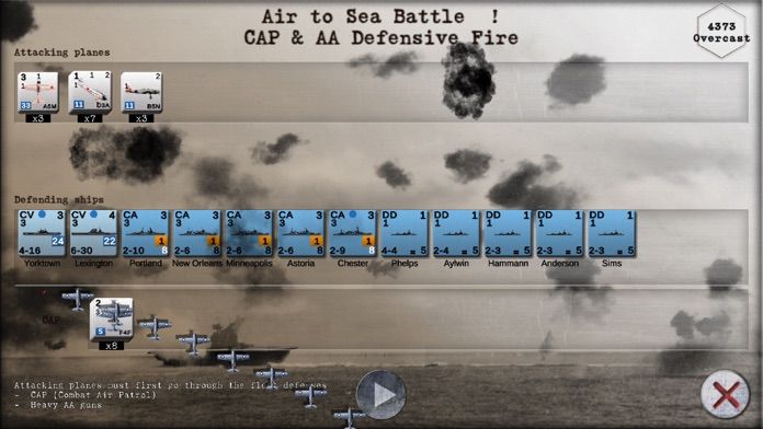 Screenshot of Carrier Battles