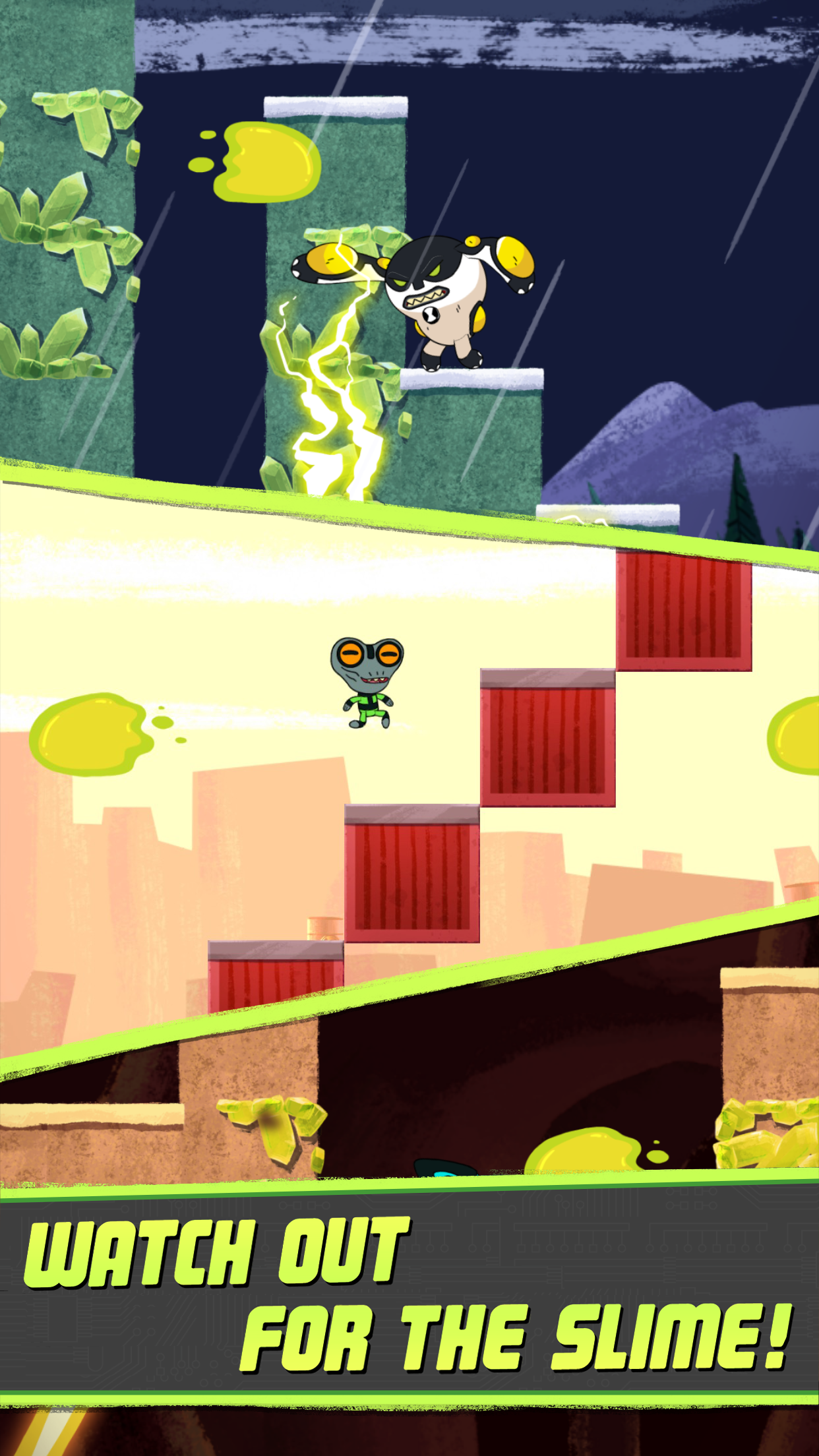 Ben 10 - Super Slime Ben Game Screenshot