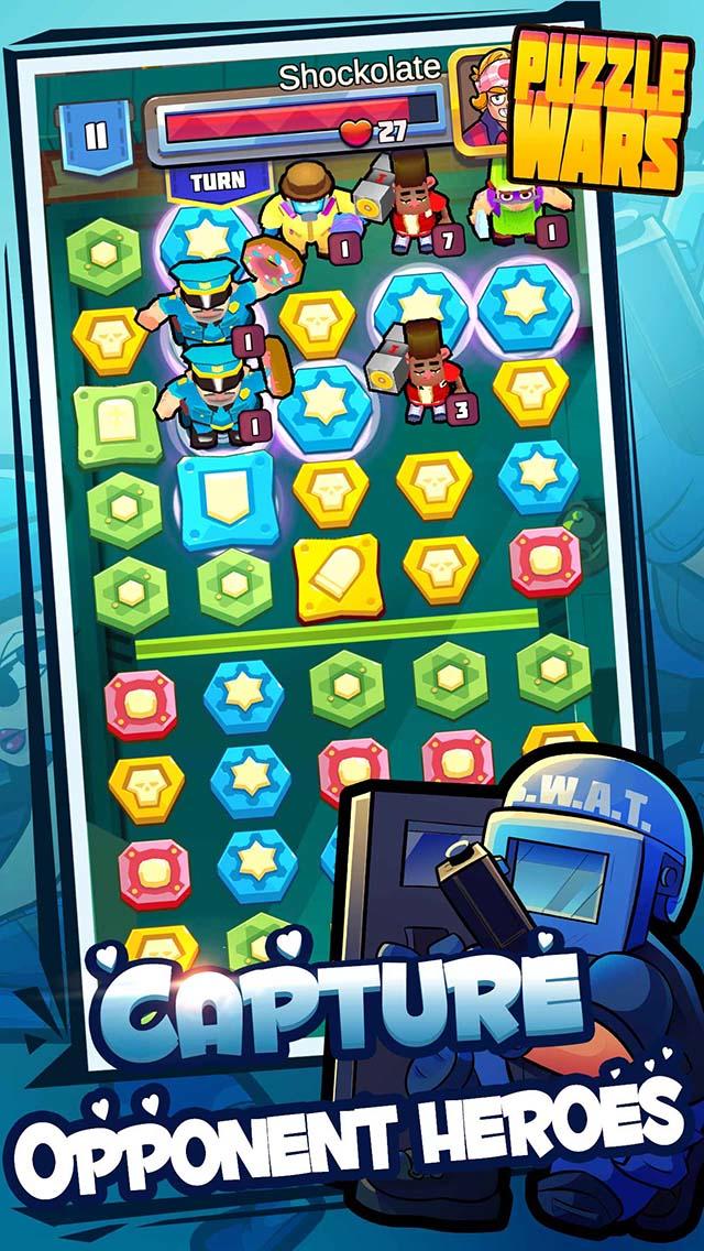 Puzzle Wars: Match 3 Battles Game Screenshot