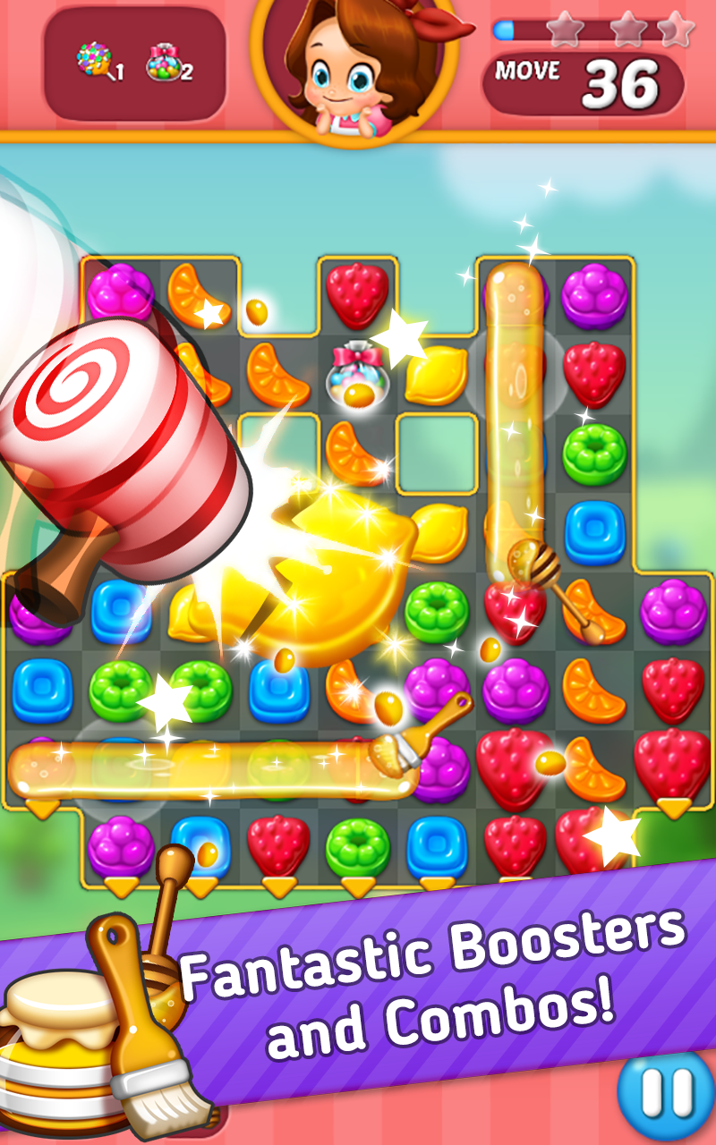Delicious Sweets: Fruity Candy Game Screenshot