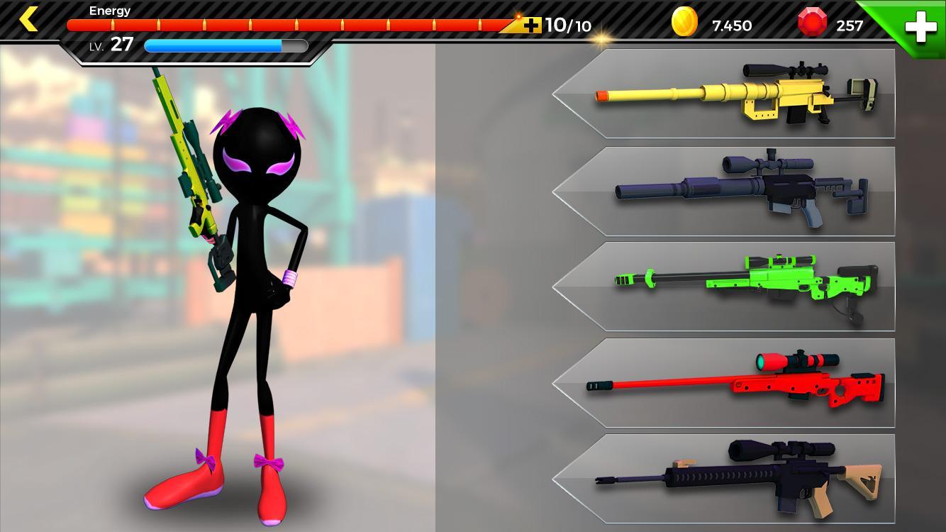 Cuplikan Layar Game Stickman Battle : Online Shooter 3D