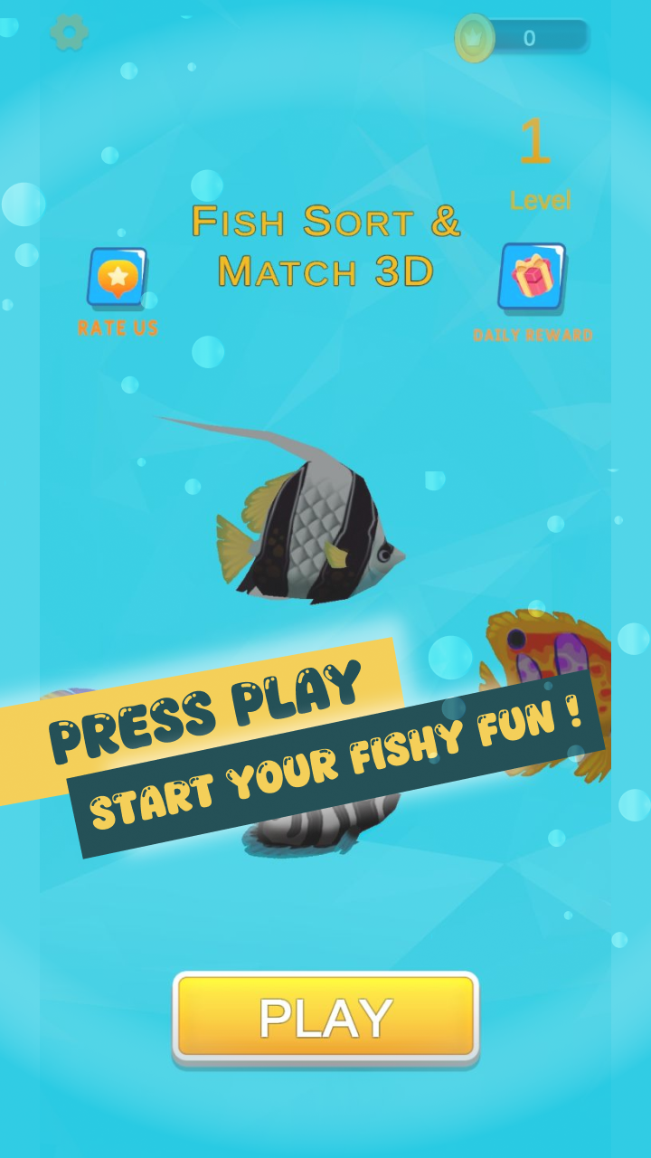 Fish Sort & Match 3D Game Screenshot