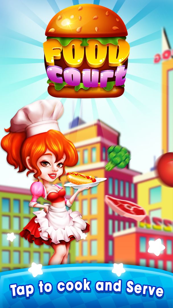Food Court - Crazy Chef Restaurant Cooking Games 게임 스크린 샷