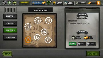 Tanks of Battle: World War 2 Game Screenshot