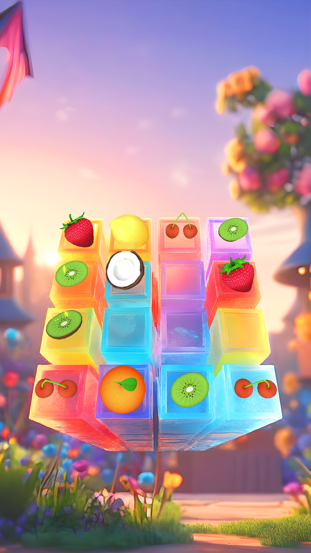 Cuplikan Layar Game Suika Watermelon Merge 2048