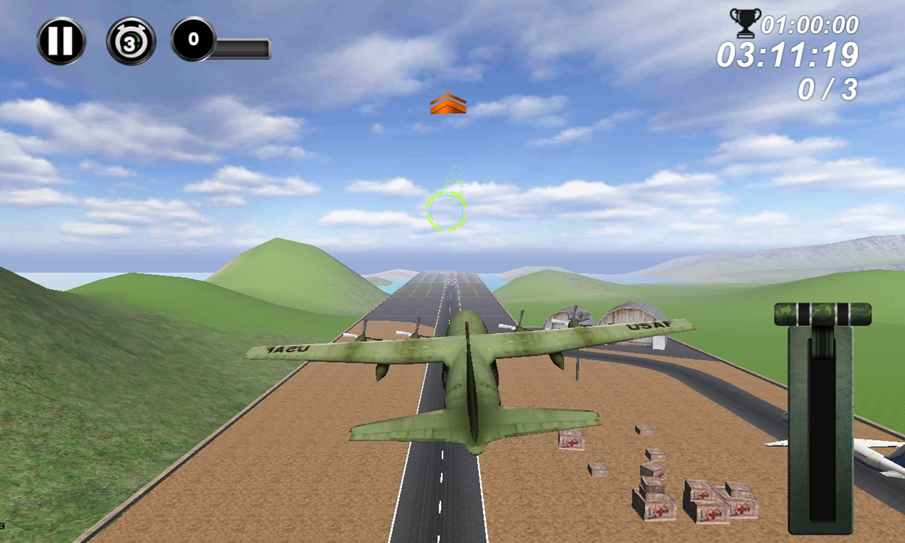 Army plane cargo simulator 3Dのキャプチャ
