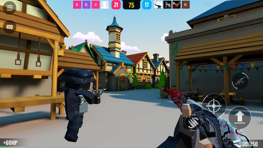 BLOCKFIELD — 5v5 PvP Shooter ภาพหน้าจอเกม