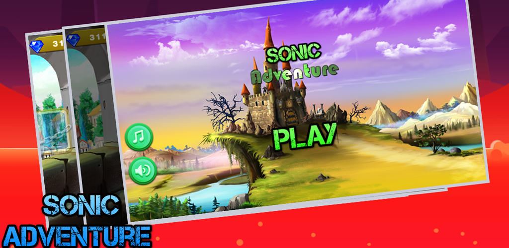 Banner of Sonic: Aventura no Castelo 