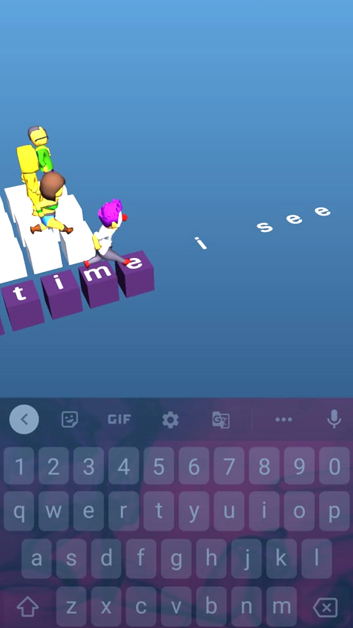 Type Race Game Screenshot