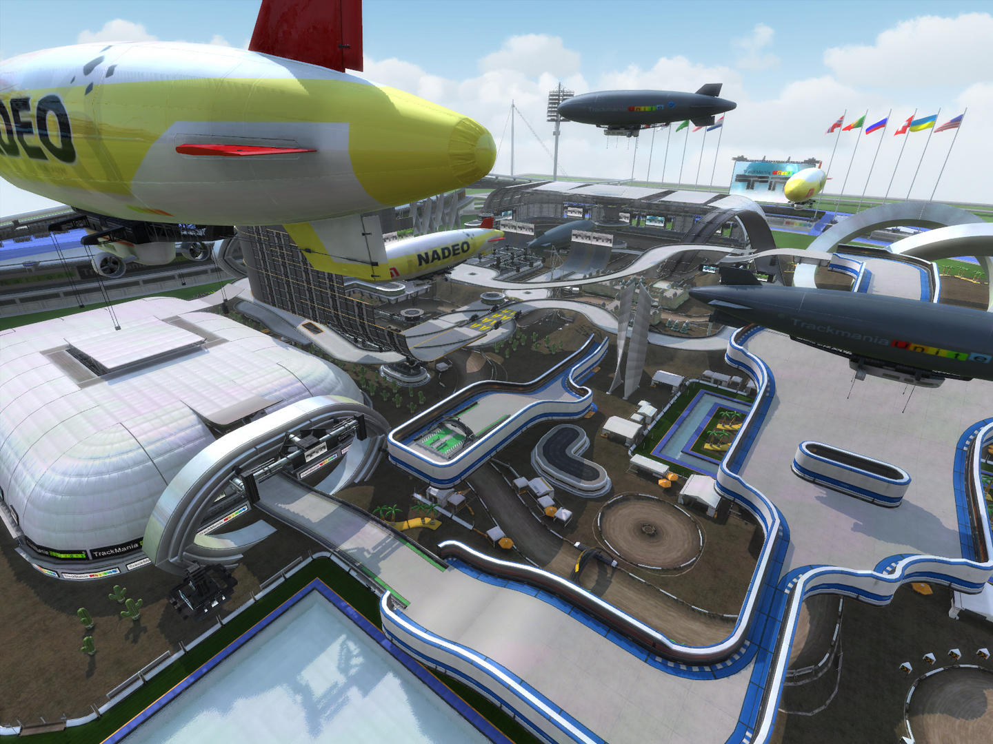 Screenshot of TrackMania Nations Forever