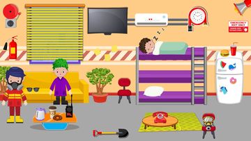 Pretend Play Fire Station Game Screenshot