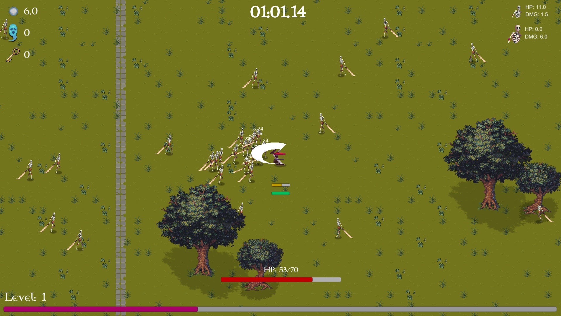 Screenshot of HordeFighter 2D