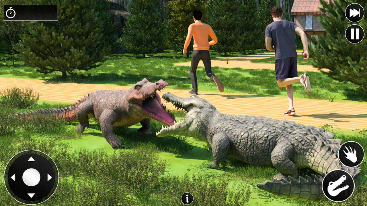 Screenshot of Crocodile Sim: Wild Attack 3D