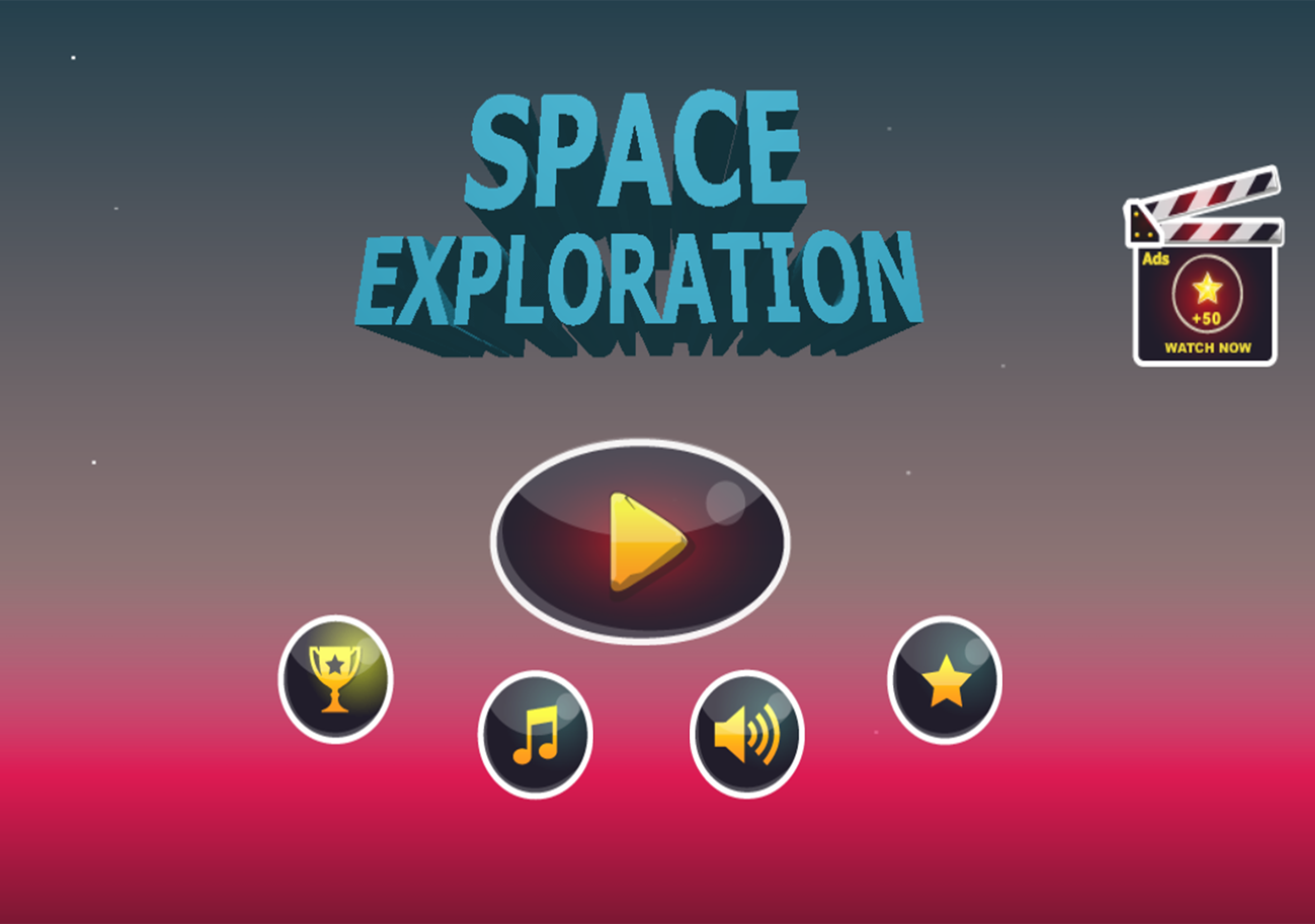 Screenshot of Space Exploration Game