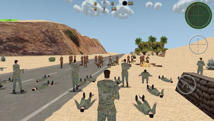 Desert War 3D - Strategy game 게임 스크린 샷