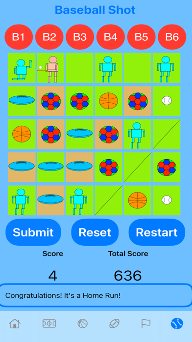 Sports Trace Puzzle Game Screenshot