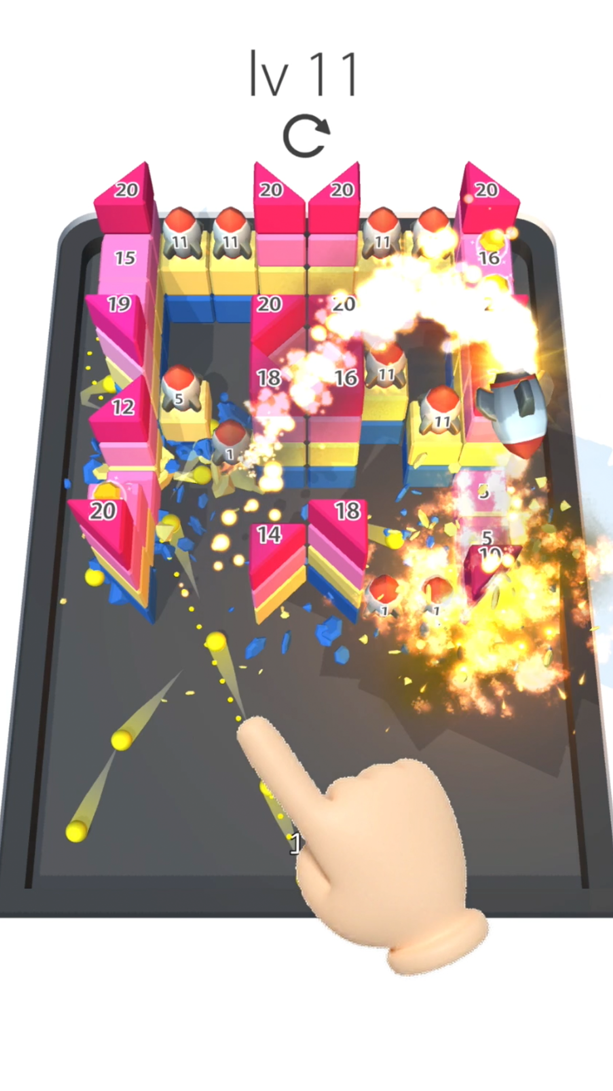 Super Balls - 3D Brick Breaker Game Screenshot