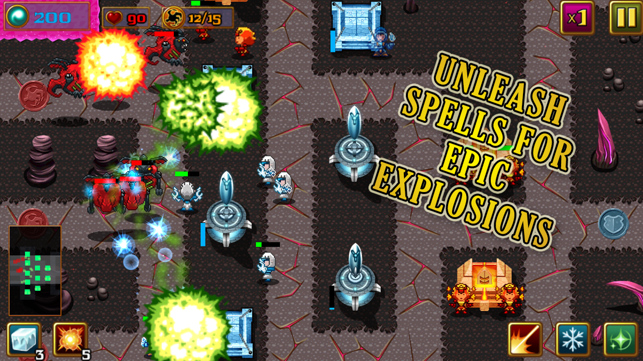 Warrior Defense Game Screenshot