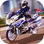 Police Motorcycle Urban Drive