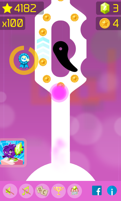 Follow the Line 2D Deluxe Game Screenshot