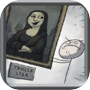 Icon of trollface boy quest Mona Lisa