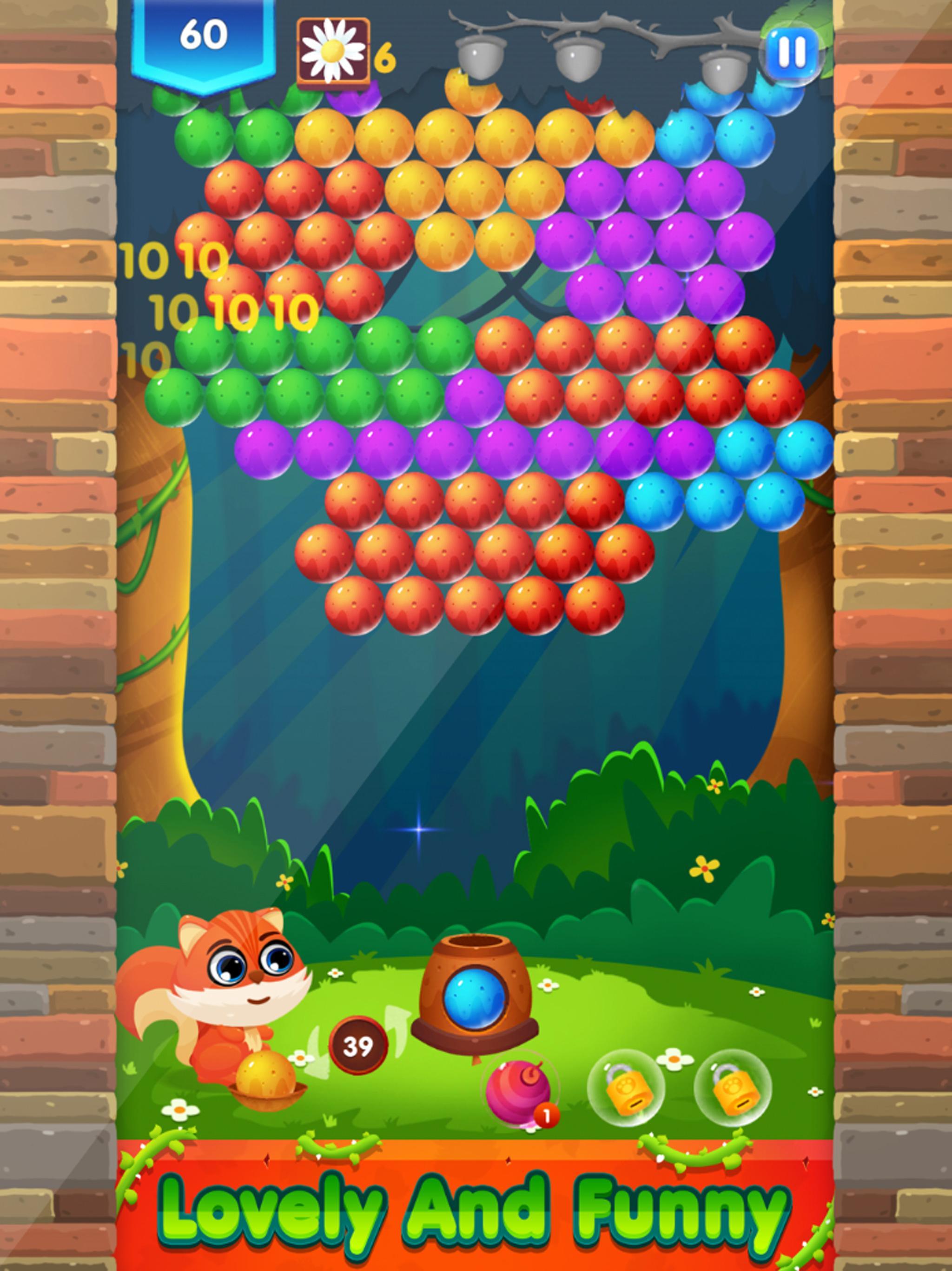 Captura de Tela do Jogo Bubble Shooter: Chip Pop