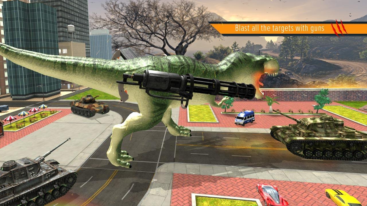 Dinosaur Battle Simulator ภาพหน้าจอเกม