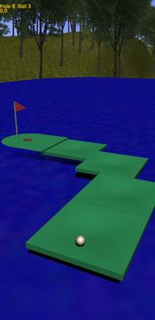 Captura de Tela do Jogo Crazy Golf