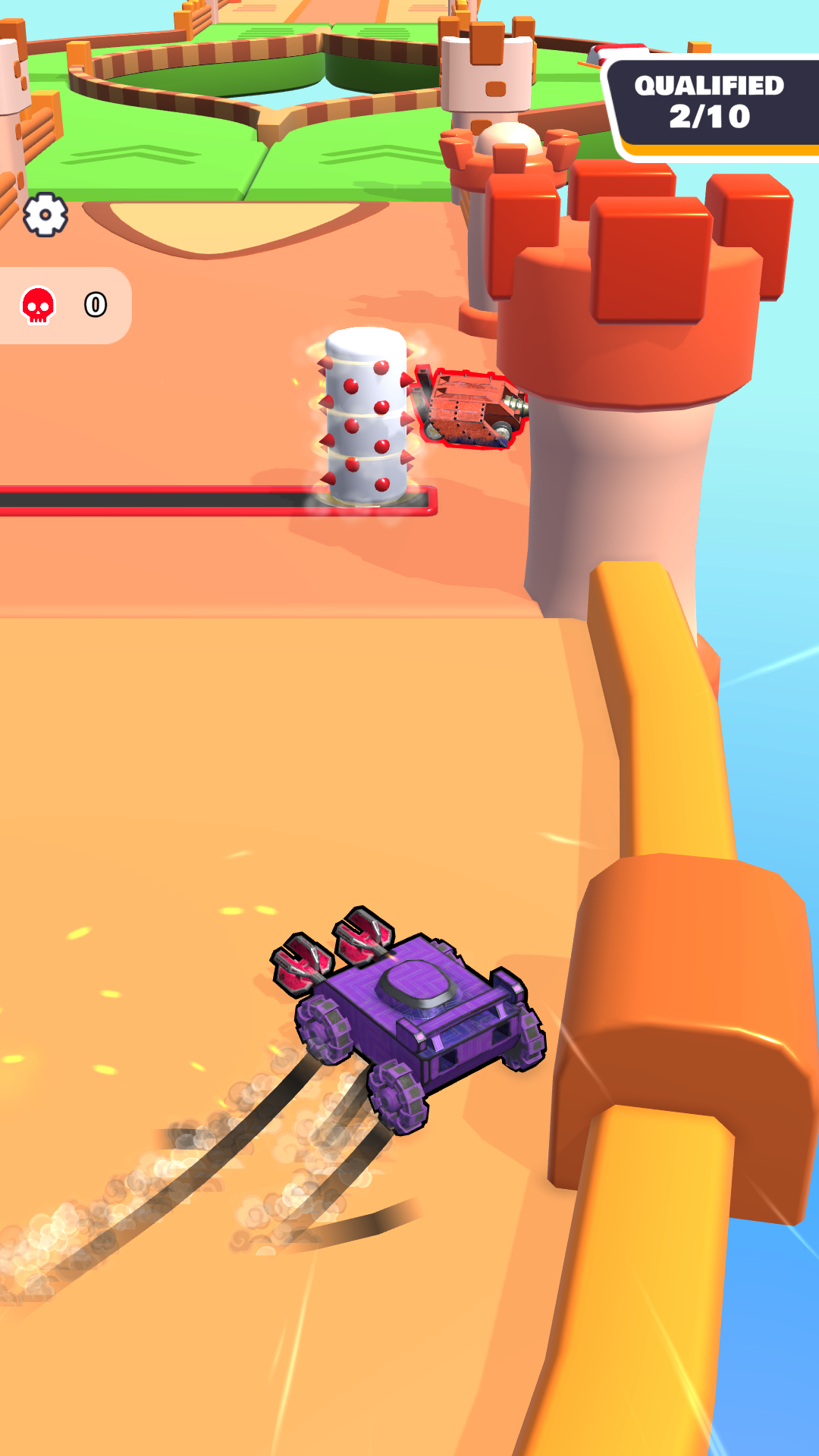 Robo Race Wars Game Screenshot