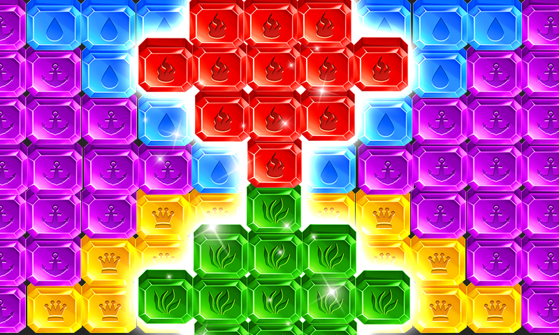 Diamond Cube Blast Free Puzzle Game Screenshot