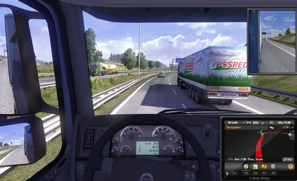 Screenshot 1 of 트럭 시뮬레이터 얼티밋 1
