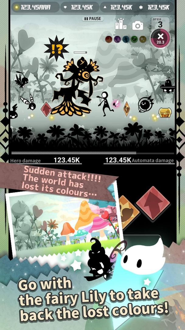 Screenshot of Shadow Land - Endless Tap