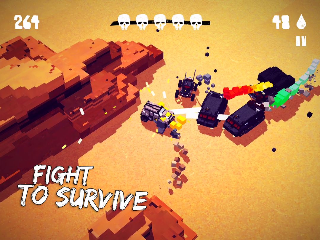 Screenshot of Fury Roads Survivor