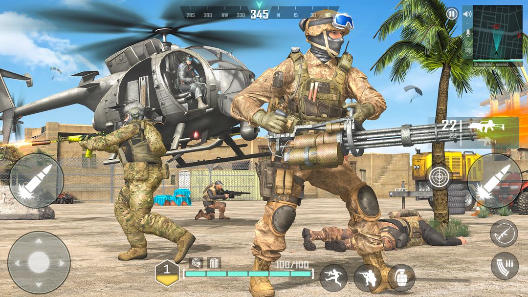 오프라인 총기 게임 FPS 슈팅 액션 게임 게임 스크린 샷