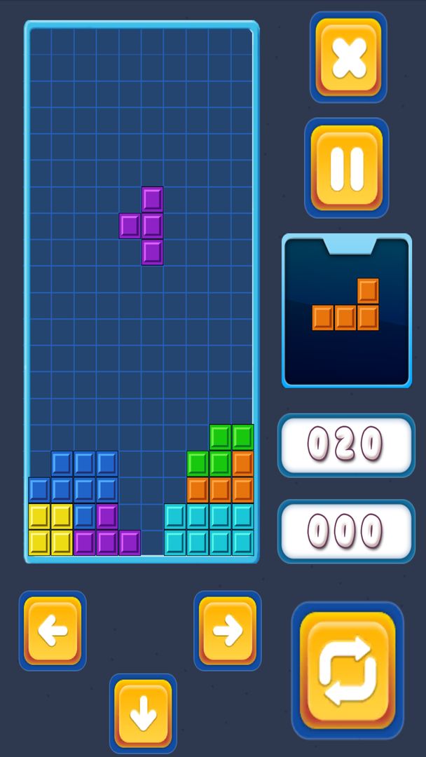 Brick Classic Tetris screenshot game