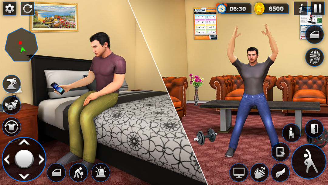 Virtual Dad Police Family Sim ภาพหน้าจอเกม