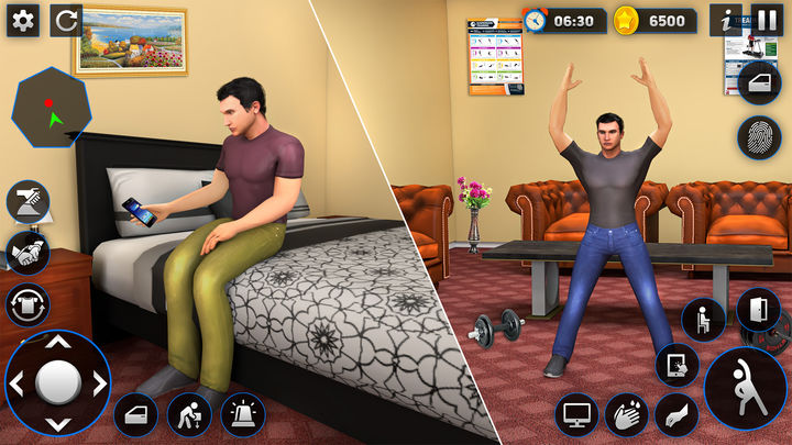 Screenshot 1 of Virtual Dad Police Family Sim 1.13