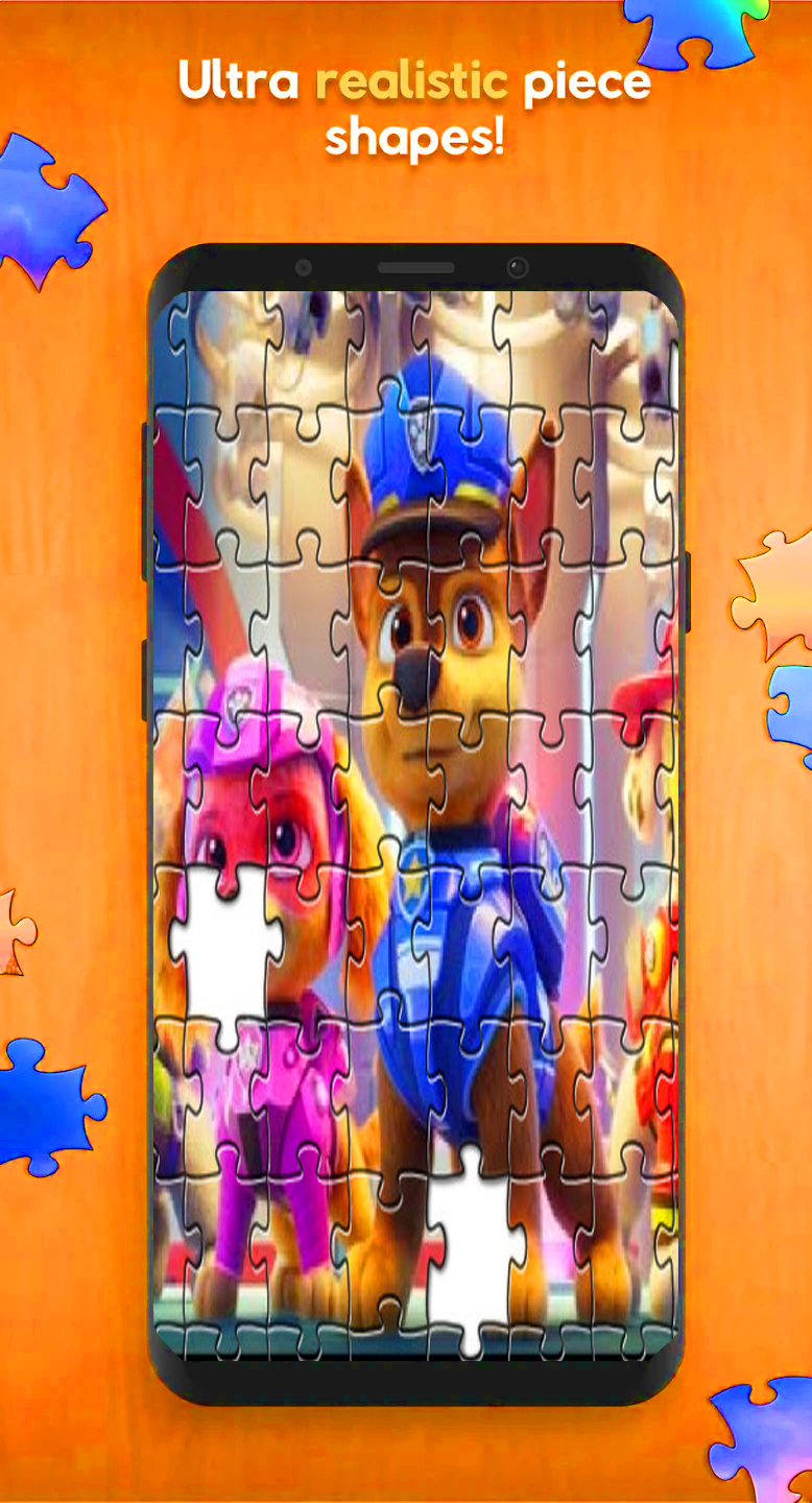 Jigsaw Puzzle Dog Patrol Game Screenshot