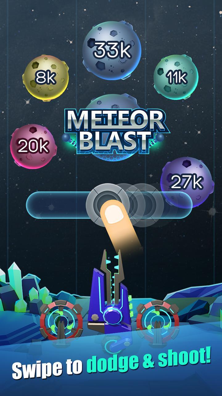 Screenshot 1 of Meteor Blast - Sparatutto spaziale 1.0.1