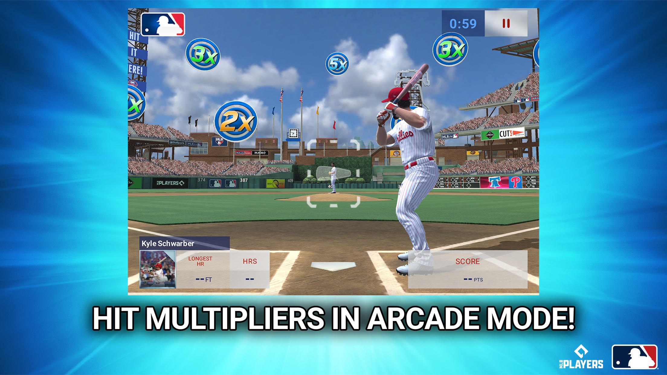 MLB Home Run Derby Game Screenshot