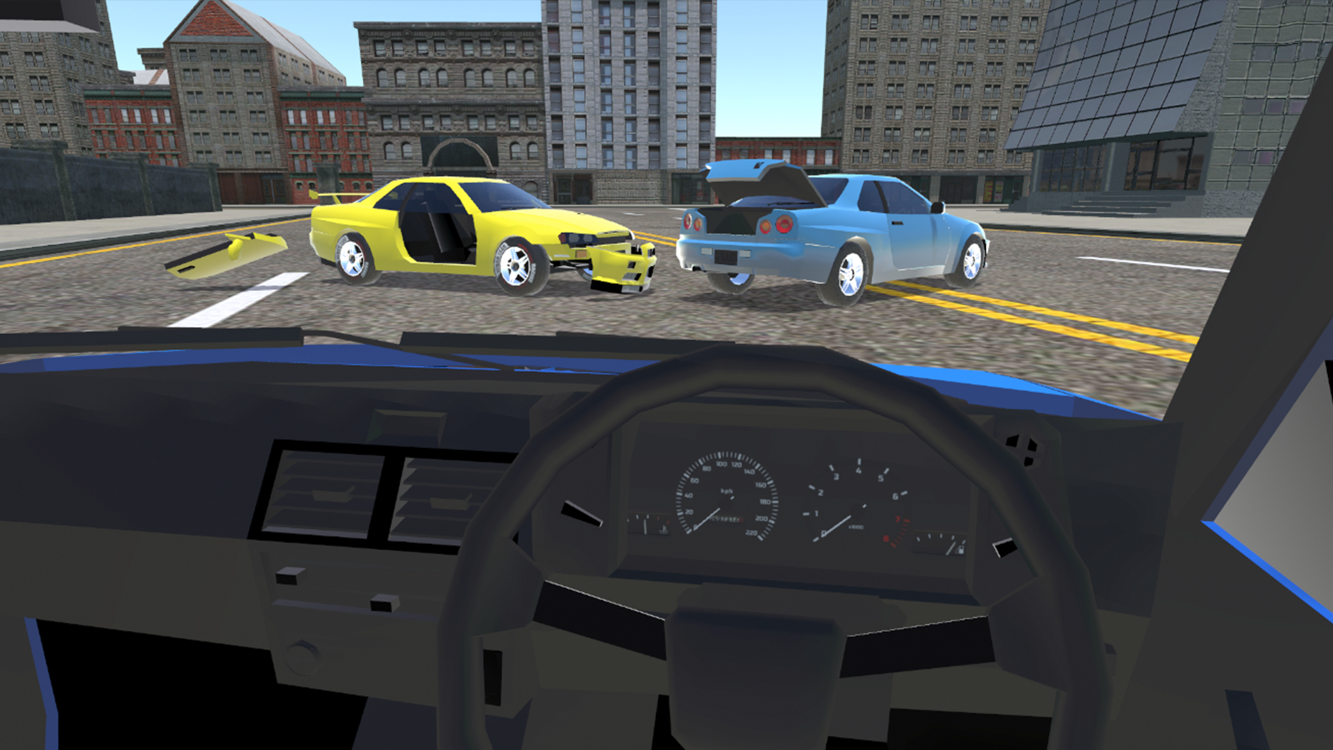 Crazy Crash Car Driving Sim 3D android iOS apk download for free