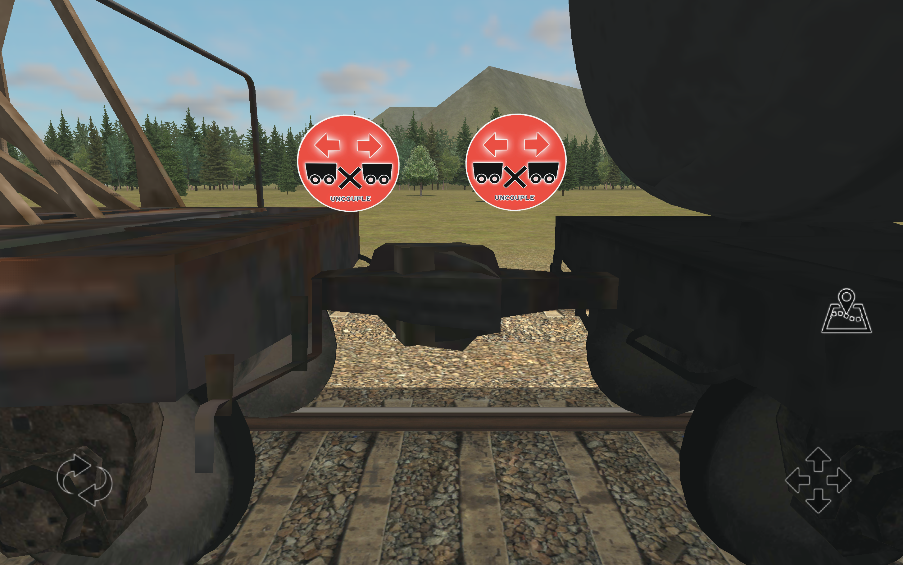 Train and rail yard simulator Game Screenshot